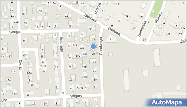 Mińsk Mazowiecki, Króla Bolesława Chrobrego, 45, mapa Mińsk Mazowiecki