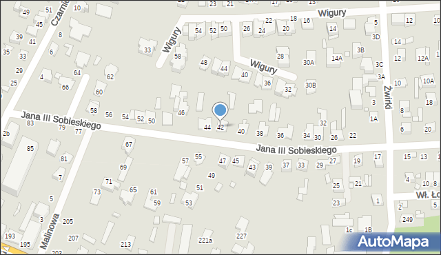 Mińsk Mazowiecki, Króla Jana III Sobieskiego, 42, mapa Mińsk Mazowiecki