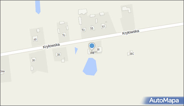 Mircze, Kryłowska, 38B, mapa Mircze