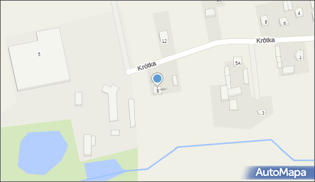 Mniszków, Krótka, 9, mapa Mniszków