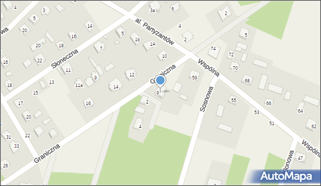 Mrozy, Krótka, 9, mapa Mrozy