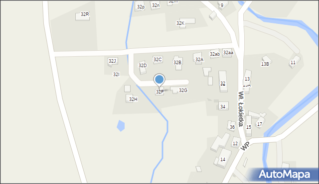 Mysłakowice, Króla Władysława Łokietka, 32F, mapa Mysłakowice