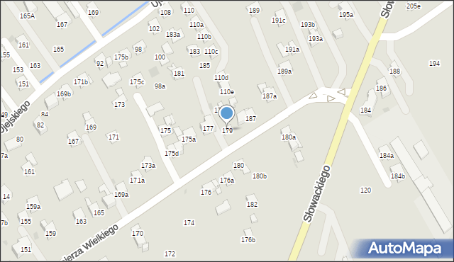 Myślenice, Króla Kazimierza Wielkiego, 179, mapa Myślenice