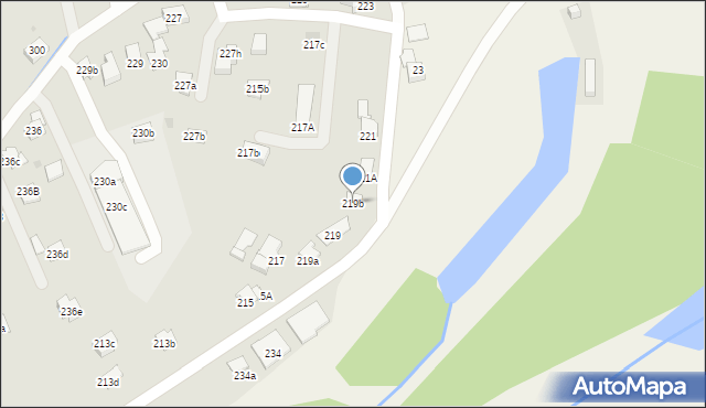 Myślenice, Króla Kazimierza Wielkiego, 219b, mapa Myślenice