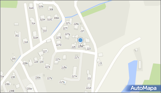 Myślenice, Króla Kazimierza Wielkiego, 225a, mapa Myślenice