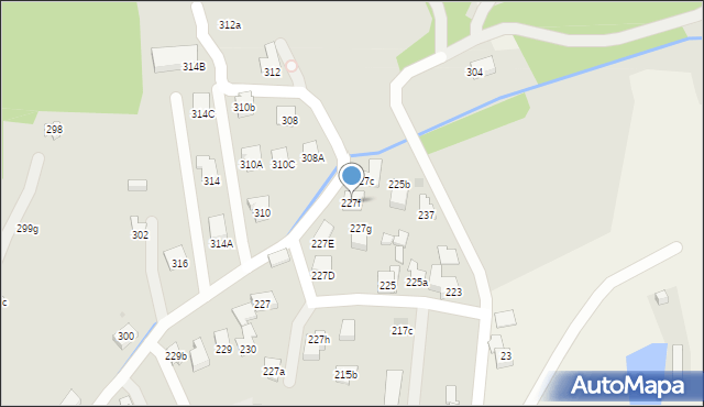 Myślenice, Króla Kazimierza Wielkiego, 227f, mapa Myślenice