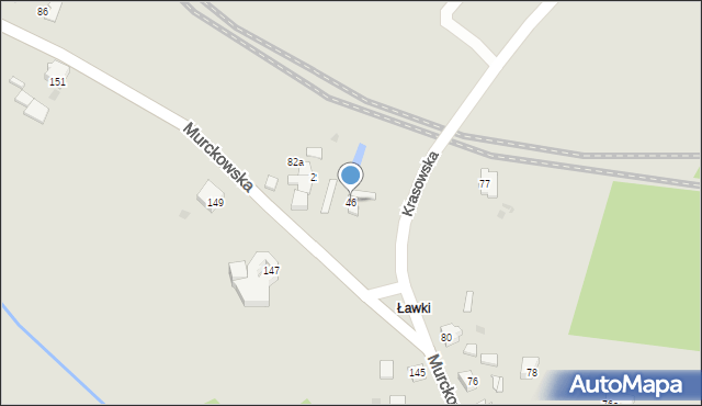 Mysłowice, Krasowska, 46, mapa Mysłowice