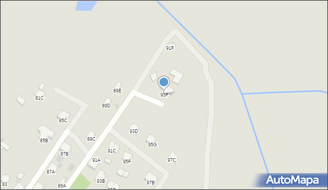 Myszków, Krasickiego, 93F, mapa Myszków