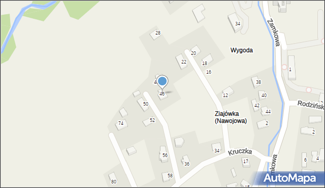 Nawojowa, Kruczka Stanisława, ks., 46, mapa Nawojowa
