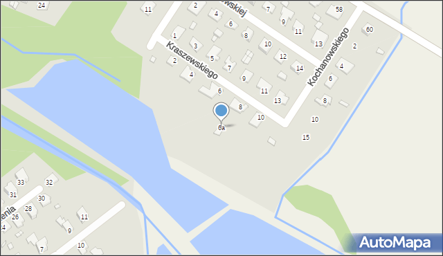 Niemodlin, Kraszewskiego Józefa Ignacego, 6a, mapa Niemodlin