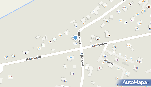 Niepołomice, Krakowska, 32, mapa Niepołomice