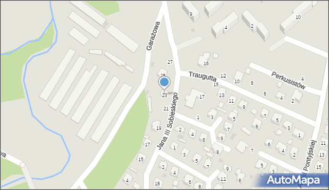 Nowa Sarzyna, Króla Jana III Sobieskiego, 23, mapa Nowa Sarzyna