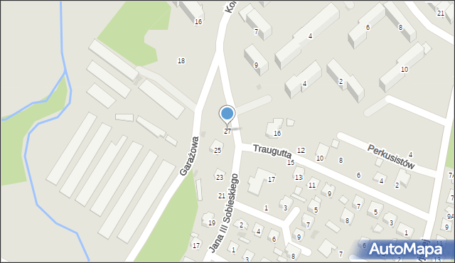 Nowa Sarzyna, Króla Jana III Sobieskiego, 27, mapa Nowa Sarzyna