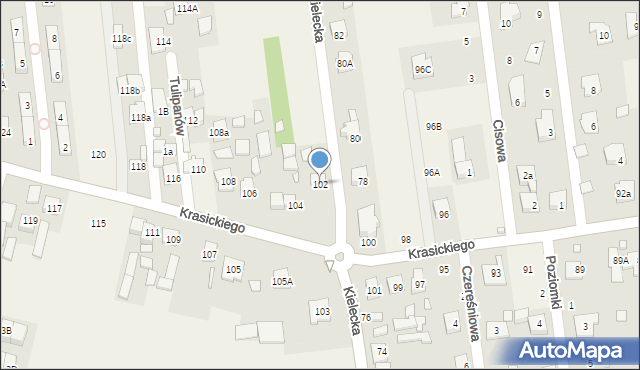 Nowa Wola, Krasickiego Ignacego, bp., 102, mapa Nowa Wola