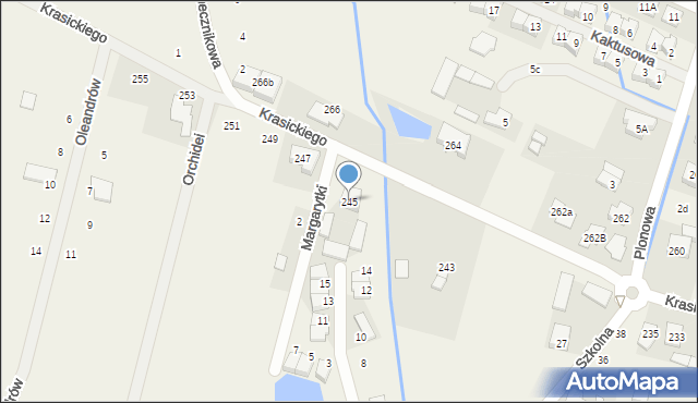 Nowa Wola, Krasickiego Ignacego, bp., 245, mapa Nowa Wola