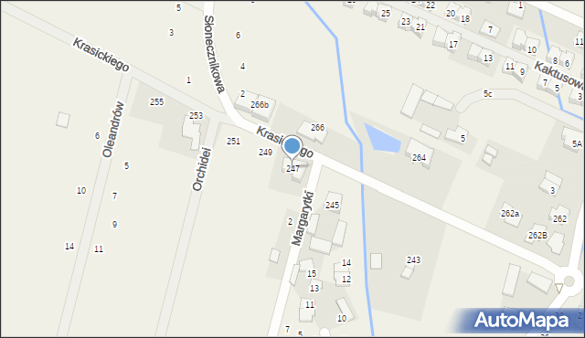 Nowa Wola, Krasickiego Ignacego, bp., 247, mapa Nowa Wola