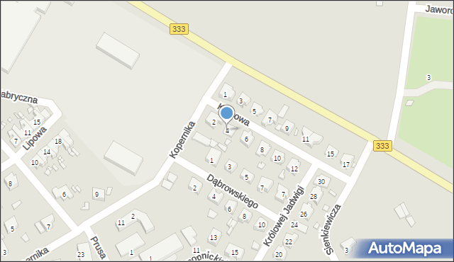 Nowe Miasteczko, Kresowa, 4, mapa Nowe Miasteczko