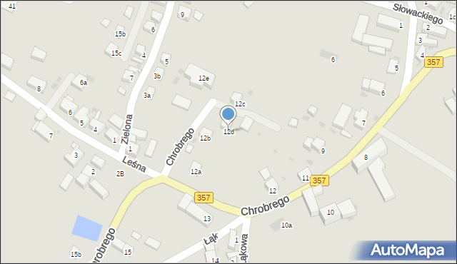 Nowogrodziec, Króla Bolesława Chrobrego, 12d, mapa Nowogrodziec