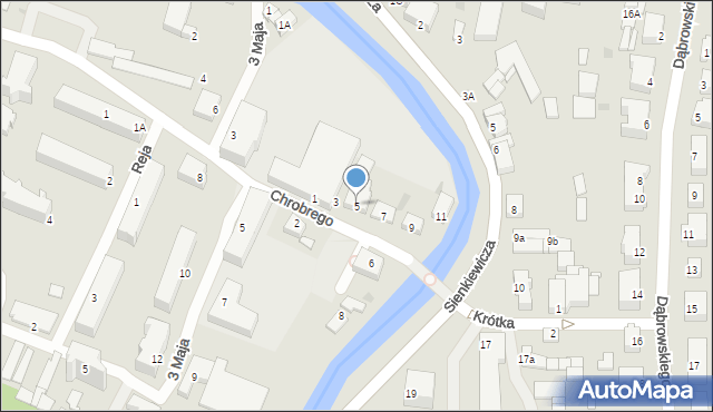 Nowy Dwór Gdański, Króla Bolesława Chrobrego, 5, mapa Nowy Dwór Gdański