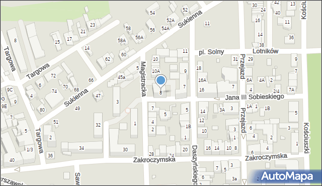 Nowy Dwór Mazowiecki, Króla Jana III Sobieskiego, 8, mapa Nowy Dwór Mazowiecki