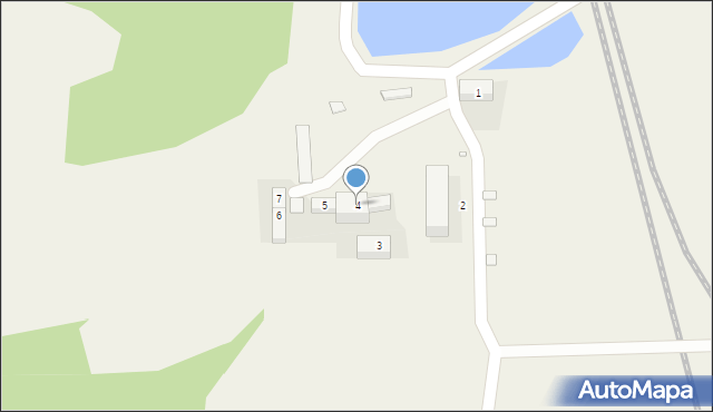 Nowy Kościół, Krzeniów, 4, mapa Nowy Kościół