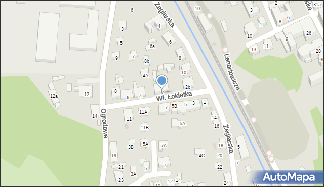 Nowy Sącz, Króla Władysława Łokietka, 2, mapa Nowego Sącza