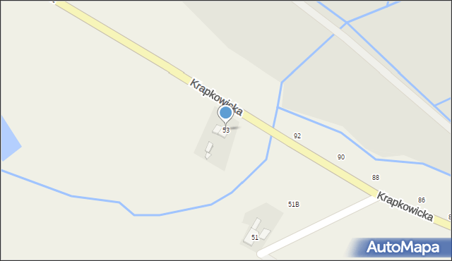 Obrowiec, Krapkowicka, 53, mapa Obrowiec