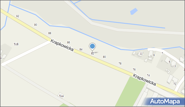 Obrowiec, Krapkowicka, 82, mapa Obrowiec