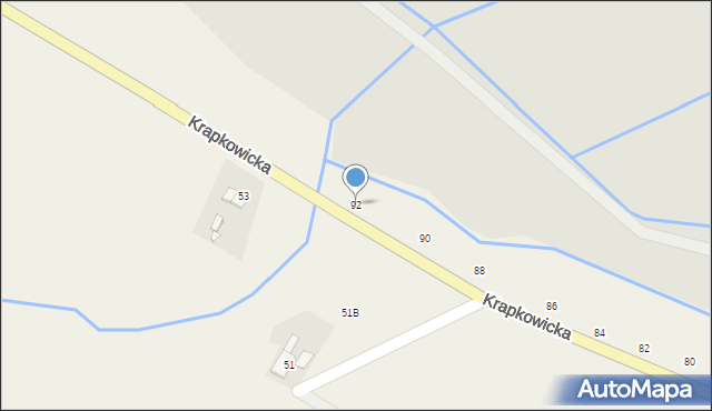 Obrowiec, Krapkowicka, 92, mapa Obrowiec