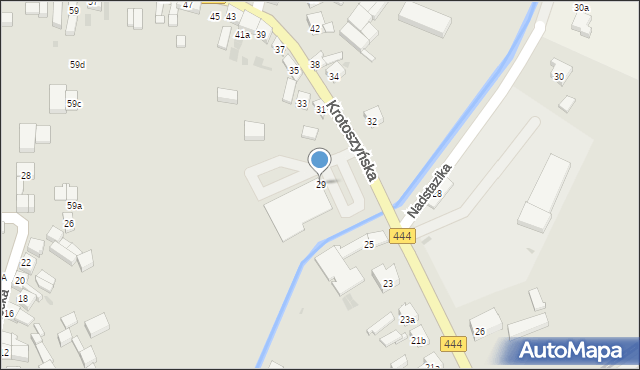 Odolanów, Krotoszyńska, 29, mapa Odolanów