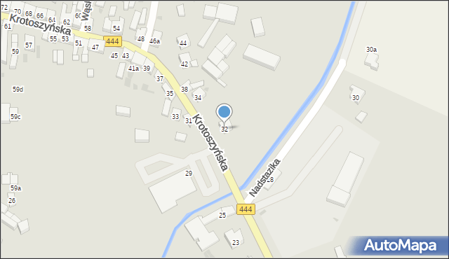 Odolanów, Krotoszyńska, 32, mapa Odolanów