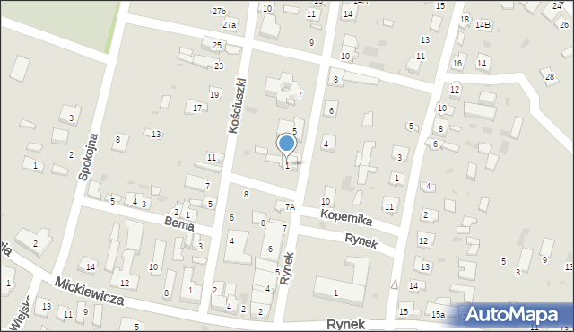 Oleszyce, Króla Jana III Sobieskiego, 1, mapa Oleszyce