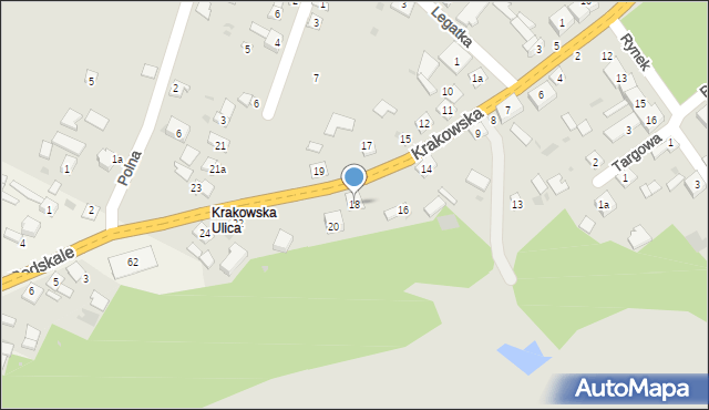 Opatowiec, Krakowska, 18, mapa Opatowiec