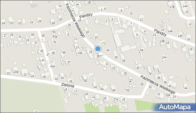 Opole, Króla Kazimierza Wielkiego, 19, mapa Opola