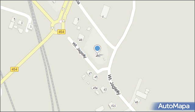 Opole, Króla Władysława Jagiełły, 46C, mapa Opola