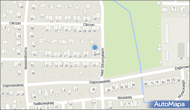 Ostrowiec Świętokrzyski, Krasickiego Ignacego, bp., 29, mapa Ostrowiec Świętokrzyski