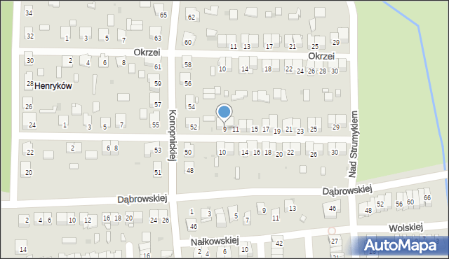 Ostrowiec Świętokrzyski, Krasickiego Ignacego, bp., 9, mapa Ostrowiec Świętokrzyski