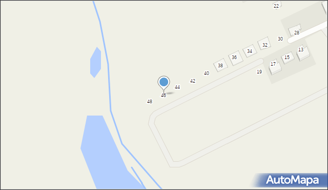 Otusz, Kręta, 46, mapa Otusz