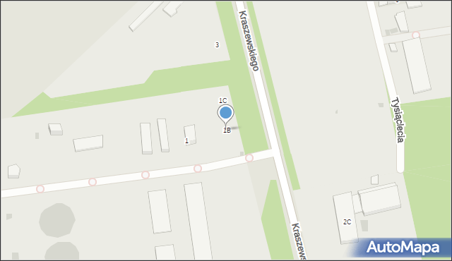 Otwock, Kraszewskiego Józefa Ignacego, 1B, mapa Otwock