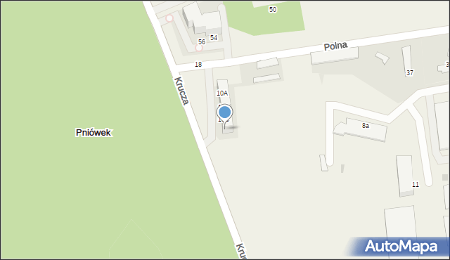 Pawłowice, Krucza, 10D, mapa Pawłowice