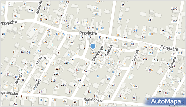 Piekary Śląskie, Króla Bolesława Chrobrego, 6, mapa Piekary Śląskie