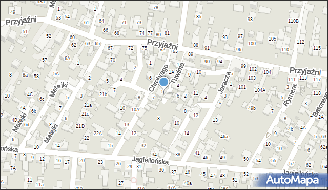 Piekary Śląskie, Króla Bolesława Chrobrego, 7A, mapa Piekary Śląskie