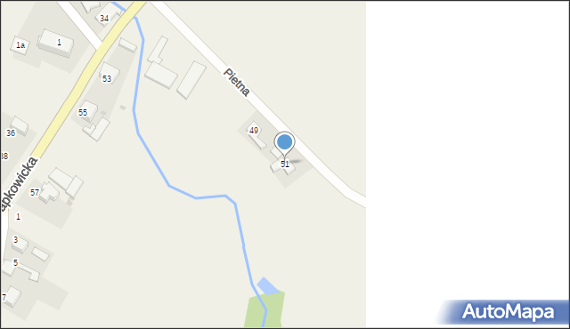 Pietna, Krapkowicka, 51, mapa Pietna