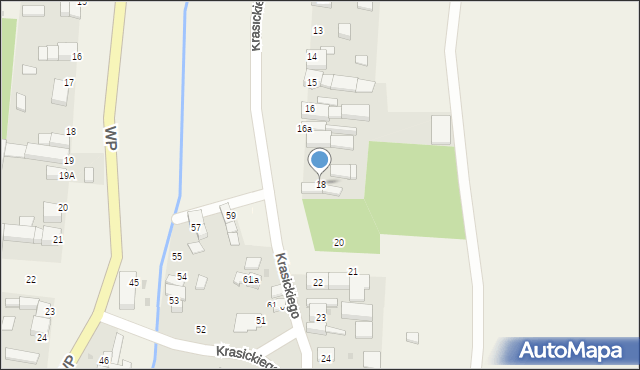 Pilszcz, Krasickiego Ignacego, bp., 18, mapa Pilszcz