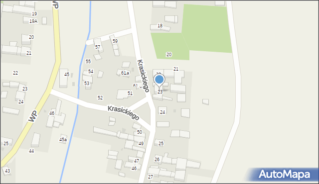 Pilszcz, Krasickiego Ignacego, bp., 23, mapa Pilszcz