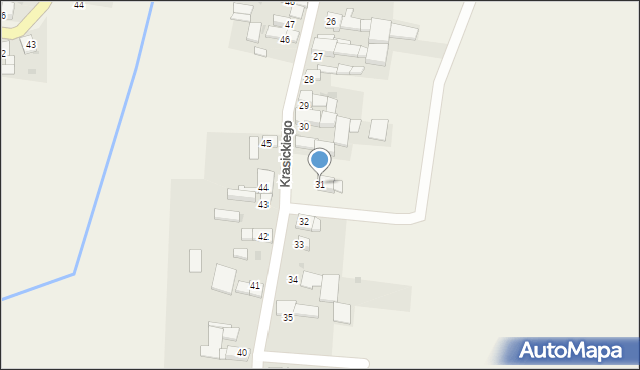 Pilszcz, Krasickiego Ignacego, bp., 31, mapa Pilszcz