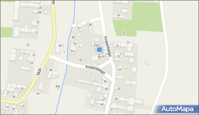 Pilszcz, Krasickiego Ignacego, bp., 51, mapa Pilszcz