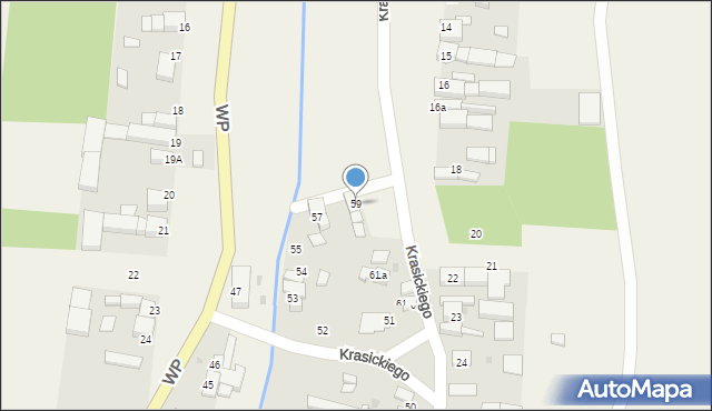 Pilszcz, Krasickiego Ignacego, bp., 59, mapa Pilszcz
