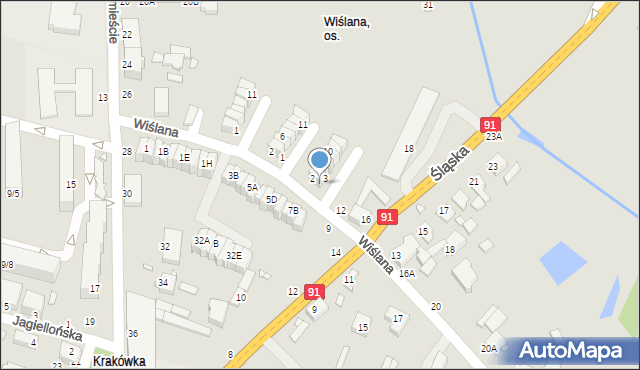 Piotrków Trybunalski, Kredytowa, 1, mapa Piotrków Trybunalski