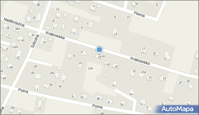 Pisarzowice, Krakowska, 12, mapa Pisarzowice